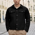 thumbnail image 1 of Donemore Men's Utility Work Jacket with Multi-Pocket Zipper Design Regular Fit Long Sleeve Collar Casual Outerwear, 1 of 9