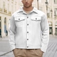 thumbnail image 1 of Donemore Men's Utility Work Jacket with Multi-Pocket Zipper Design Regular Fit Long Sleeve Collar Casual Outerwear, 1 of 9