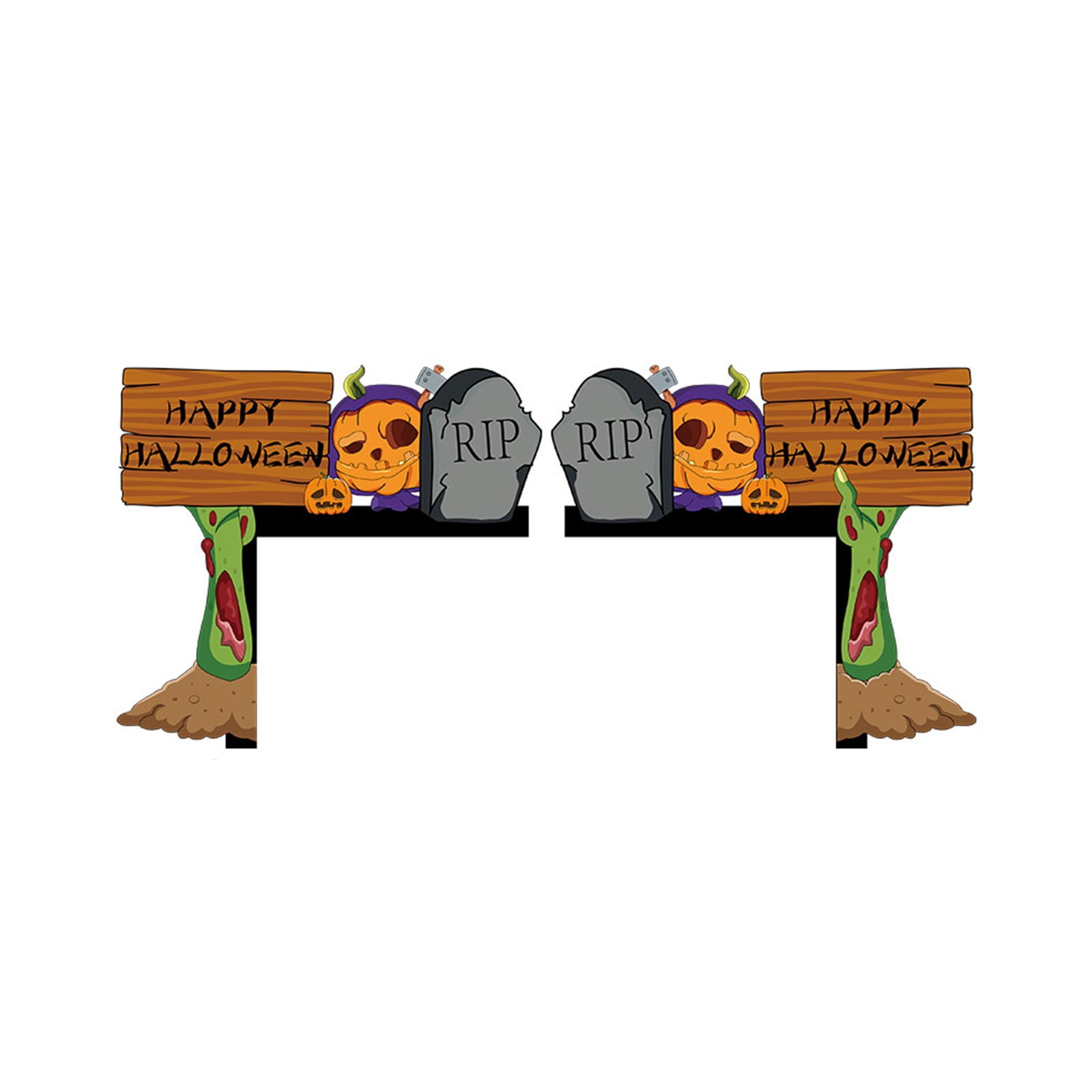 Donemore New Halloween Door Frame Ornament, Halloween Door Corner Sign