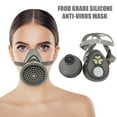 thumbnail image 1 of Donemore Respirator Mask, Gas Mask Reusable Paint Respirator, Self-priming Filter Gas Mask for Dust,Chemical,Organic Vapor, 1 of 9