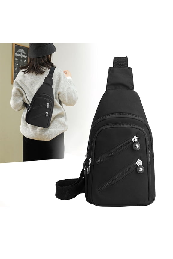 School Season Strap Bag Crossbody Backpack with Strap, Travel Hiking Crossbody Chest Sling Multipurpose Shoulder Strap Backpack Bag for Men & Womens