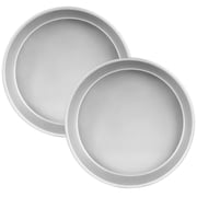 Donepart 9-Inch Round Nonstick Cake Pan, Baking Pan for Cheesecake, Layer Cakes, Bread and Oven Baking, Silver Finish