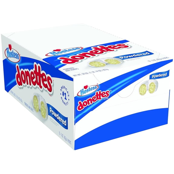 Donettes Mini Donuts, Powdered, 3 Ounce (Pack Of 10)