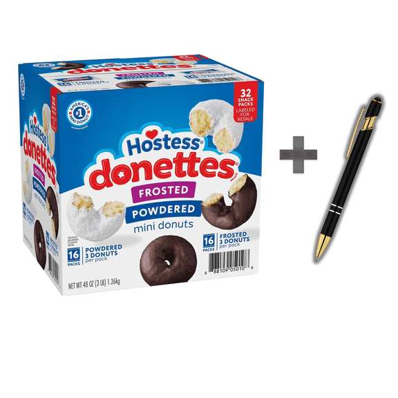 Donettes Variety Pack Donuts, Snack Size, 1.5 oz., 32 pk.