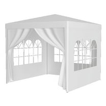10'x10' Party Tent Outdoor Heavy Duty Gazebo Wedding Canopy   4 Removable Walls