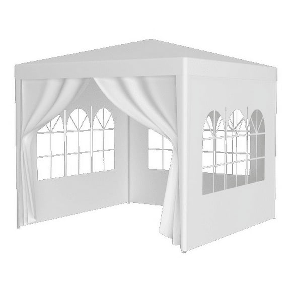 10'x10' Party Tent Outdoor Heavy Duty Gazebo Wedding Canopy + 4 Removable Walls
