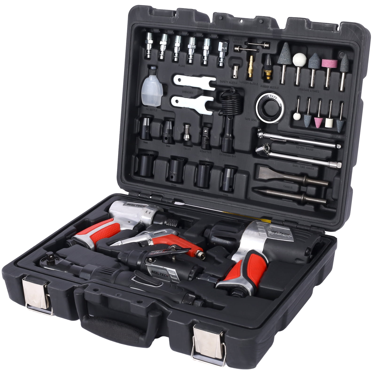 Donext Air Tool 44 Piece Accessory Kit, Impact Wrench, Dual Air Chuck, Tire Gauge