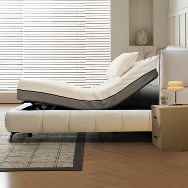 Donext King Size Adjustable Bed Frame with Incline, Remote Control, Quiet Motor Zero Gravity 