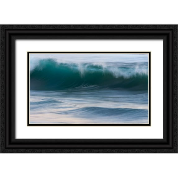 Dong Hee, Han 18x12 Black Ornate Wood Framed with Double Matting Museum Art Print Titled - flow