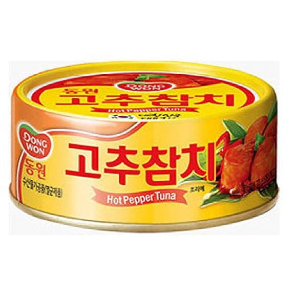 Dong Won Tuna Can (150 g/can) (Hot Red Pepper, 150 g x 8 can)