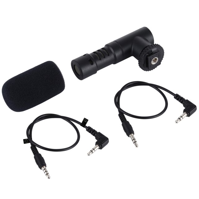 DongYu Oncamera Microphone with 3.5mm Audio Cable Stereo Recording