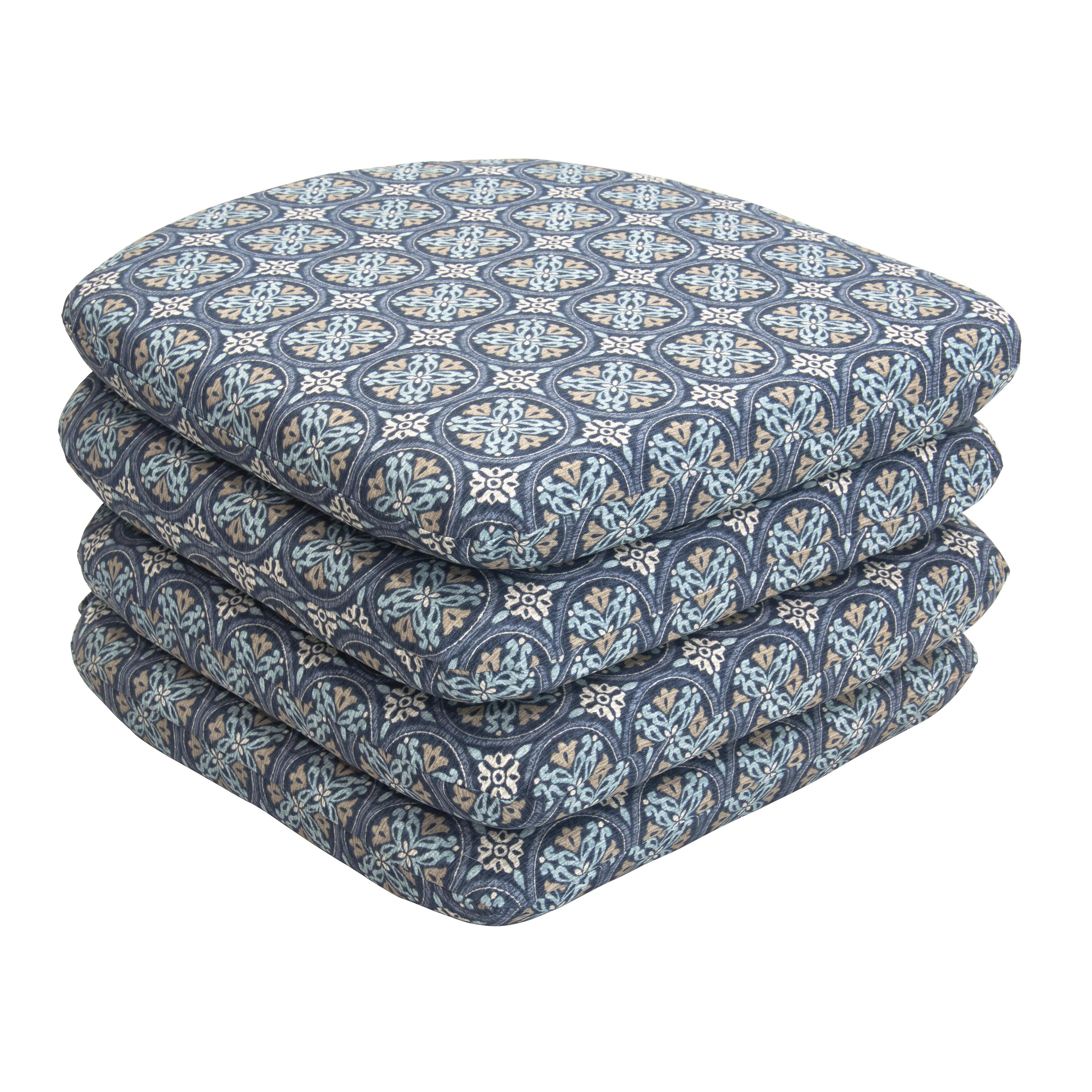 Donglin Furniture Outdoor Patio Chair Pad (Set of 4) Grey