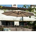 thumbnail image 1 of Donglin10' Octagon Offset Patio Umbrella, Rust Resistant, 1 of 1