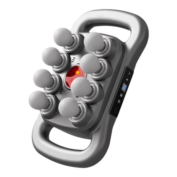 Dongong 8-Head Deep Tissue Massage Gun for Athletes - High Intensity Fascia Release Tool with Interchangeable Attachments, Rechargeable Percussion Therapy for Muscle Recovery