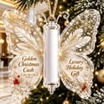 thumbnail image 1 of Dongrens Christmas Cash Gift Butterfly Ornament Money Holder for Tree Decorations, 1 of 7