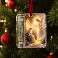 thumbnail image 1 of Dongrens Nativity Scene Christmas Money Holder Ornament, Clear Acrylic Cash Hanging Pendant for Xmas Tree, 1 of 7