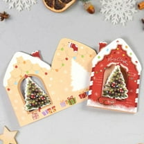 Dongrere 10 Pack Christmas Cards Pop-up Greeting Cards for Family and Friend, Festive Paper Crafts for Christmas Parties