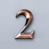 Dongrere 2.76In Plastic Metal House Numbers for Outside Digital Address Sign Street Mailbox Sign for Apartment Home Office, Easy to Install