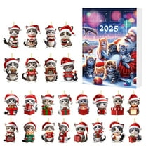 Dongrere 2025 Advent Calendar for Christmas Tree Decoration: 24-Day Advent Countdown Ornament - Holiday Gift for Family & Friend