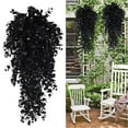 thumbnail image 1 of Dongrere 2Pcs Fake Plants for Winter Decoration Inverted Hanging Vines for Tree, Wall or Wreath Decor Waterproof Leaves for Patio Wall & Fence Decor, 1 of 5