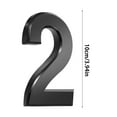 thumbnail image 1 of Dongrere 3.94In Metal Metal House Numbers for Outside Digital Address Sign Street Mailbox Sign for Apartment Home Office, Easy to Install, 1 of 2