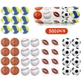 thumbnail image 1 of Dongrere 500 Pcs Sport Ball Stickers for Gift Bag, Self-Adhesive Sports Ball Sticker Labels Roll for Gift Decor, E, 1 of 7