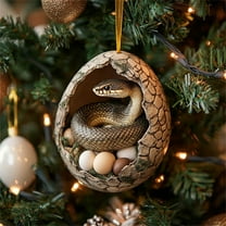 Dongrere Animal Christmas Ornaments Personalized Acrylic Hanging Woodland Christmas Ornaments for Home, Office and Gift Giving