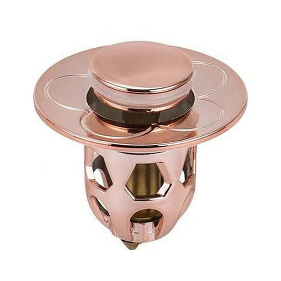 Dongrere Bathroom Sink Stopper Drain Sink Stopper & Hair Strainer for Standard 1.5" Sink Holes Stainless Steel Drain Replacement for Sink