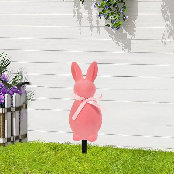 Dongrere Bunny Garden Sign, Easter Garden Stakes, Easter Yard Decorations, Bunny Decorations Outdoor for Ranch