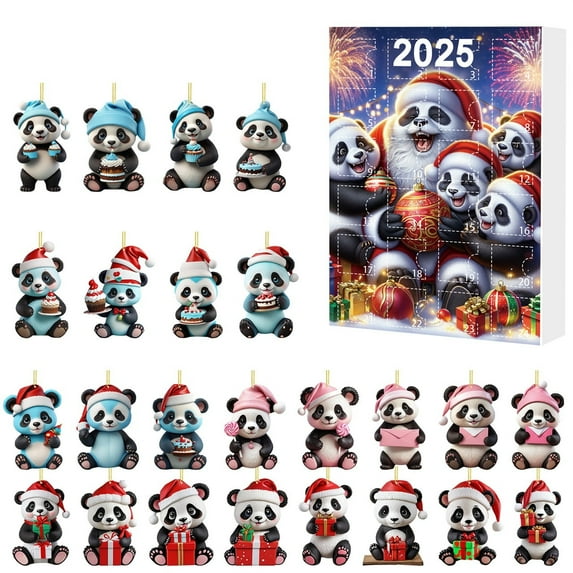 Dongrere Christmas Countdown Calendar Advent Calendar 2025 24-Day Tree Hanging Ornaments Christmas Gift Box Set for Countdown