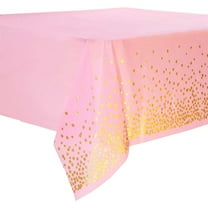 Dongrere 54*108In Plastic Decorative Tablecloth for Birthday Party Wedding Party Tablecloth Disposable Tablecloth