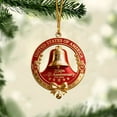 thumbnail image 1 of Dongrere Commemorative Ornament for 250th Anniversary of the United States Acrylic Christmas Ornament for USA 250th Anniversary Patriotic Bells for Gift, 1 of 3