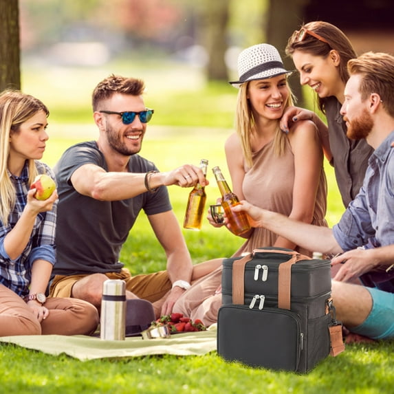 Dongrere Cooler Backpack Large Car Cooler Hard Case Lunch Box Insulated Cooler for Travel Camping Beach