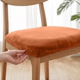 thumbnail image 1 of Dongrere Dining Chair Seat Cover Washable Anti-Slip Rectangle Chair Cushion Protector for Kitchen Dining Chairs Use, 18x22 Inch, A, 1 of 6