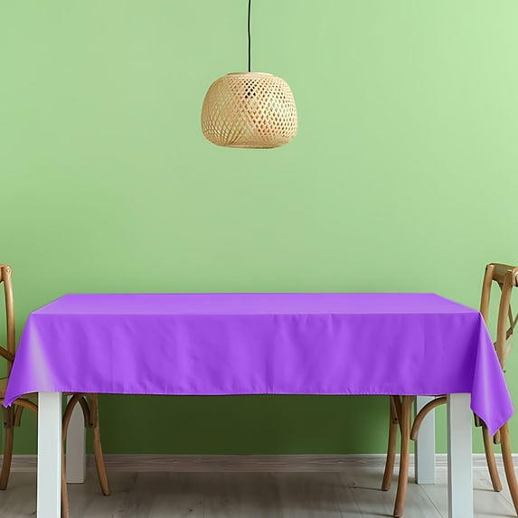 Dongrere Disposable Tablecloth for Dining Table, Coffee Table, Desk, Storage Cabinet, etc., Indoor or Outdoor Picnic Waterproof and Oil-proof Tablecloth 54*108In