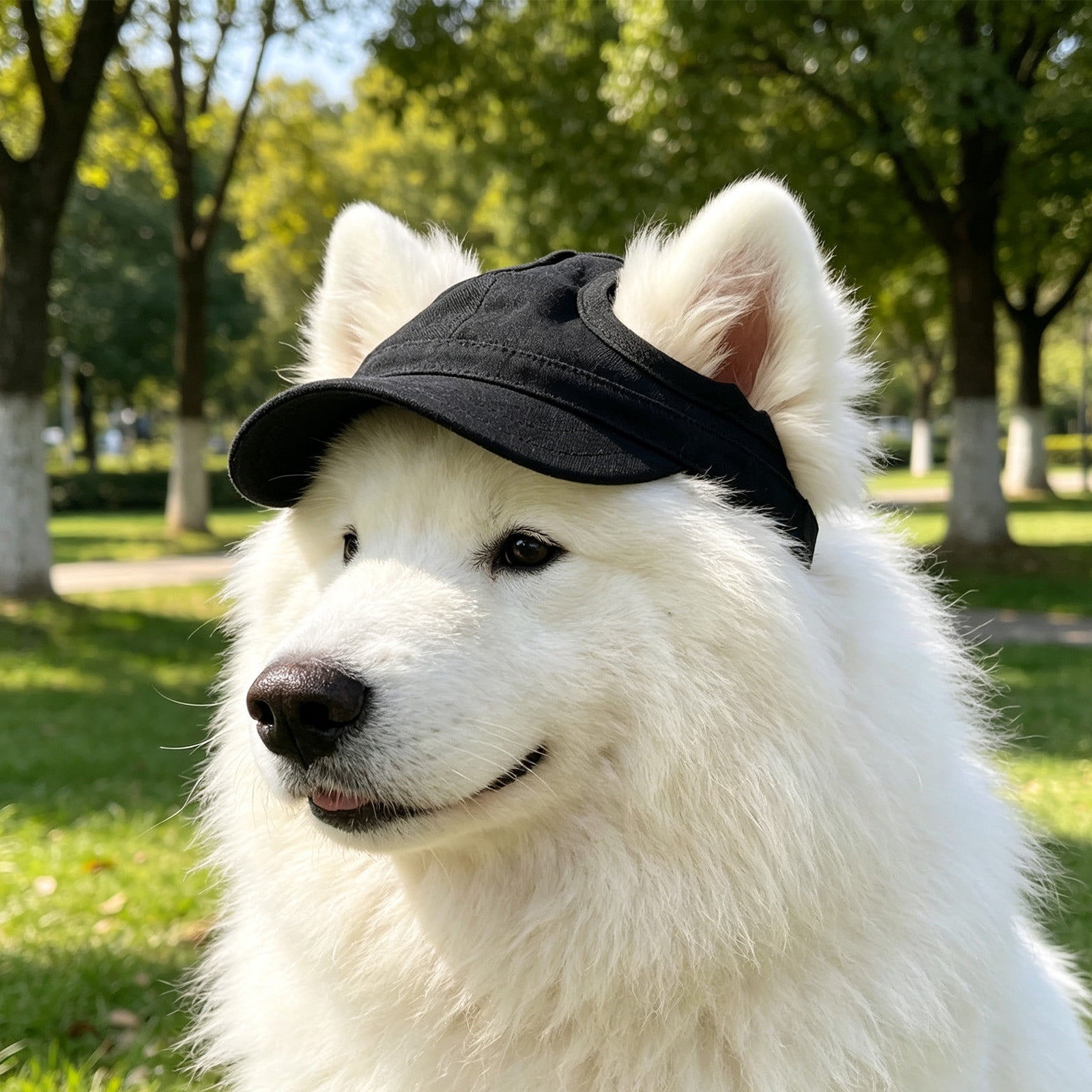 Dongrere Dog Sun Visor Cap, Ear Hole Pet Baseball Hat, Outdoor Hat for ...