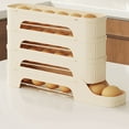 thumbnail image 1 of Dongrere Egg Holder for Fridge Egg Containers with Rolling Slide Egg Organizer for Refrigerator, 1 of 6