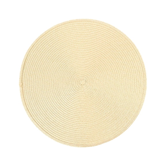 Dongrere Heat-resistant Placemats, Round Woven Placemats, Non-slip Hot Pads for Kitchen, Farm Decor and Kitchen Table Decor