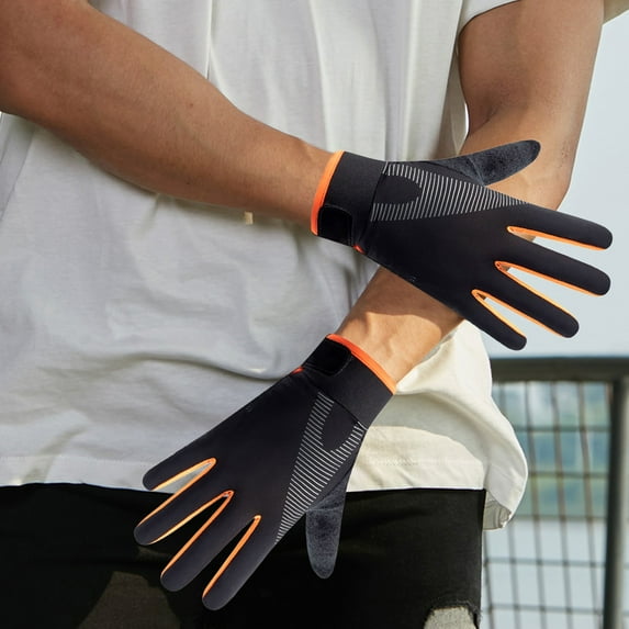 Dongrere Ice Silk Gloves for Man Summer Sunscreen Gloves Thin Glove for Outdoor Sports Fishing