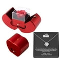 thumbnail image 1 of Dongrere Jewelry Gift Set with Eternal Rose – Velvet Presentation Box for Proposals, Valentines Day, Anniversaries - Gift Packaging, 1 of 9