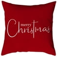 thumbnail image 1 of Dongrere Linen Christmas Pillow Covers 18x18 Inch Red Pillowcase for Christmas Decorations Indoor Decorative Pillow Case for Indoor & Outdoor Use, 1 of 2