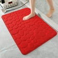 thumbnail image 1 of Dongrere Memory Foam Bath Mat Absorbent Bathroom Rug, Non-Slip Comfortable Bath Mat for Bathroom Shower, 31.5x20 Inch, Red, 1 of 2