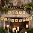 thumbnail image 1 of Dongrere Merry Christmas Banners Letters with Adjustable String Christmas Flag Banners for Mantle, Wall, and Holiday Decor, 1 of 7