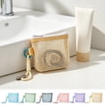 thumbnail image 1 of Dongrere Mesh Mini Zipper Pouch, Portable Breathable Storage Bag, Clear Cosmetic Bag for Home Travel Outdoor Use, 4x1.2x3.7 Inch, Yellow, 1 of 6
