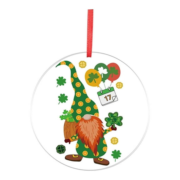 Dongrere Mini Patrick's Day Decorative Ornaments Irish Hanging Ornaments for Small Tree Decor, Shelf Decor Party Supplies