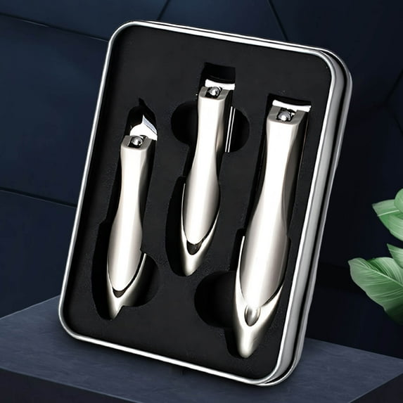Dongrere Nail Clipper Set Manicure Kit for Women Stainless Steel Nail Clippers for Tarvel Set of 3