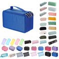 thumbnail image 1 of Dongrere Pencil Case, 4 Layer Oxford Stationeries Pouches For Offices Supplies Waterproof Oxford Fabric And Handy Carry Handle Blue, 1 of 9