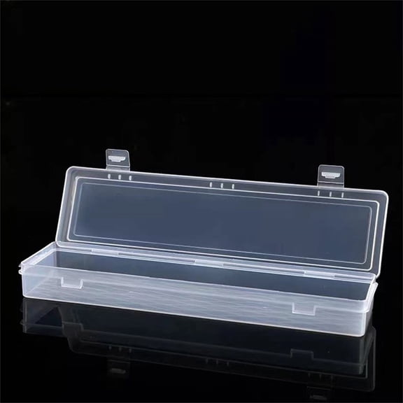 Dongrere Pencil Case Plastic Paint Brush Holder Watercolor Pen Storage Box Translucent Oil Paint Pen Cases for Drawing Tools Container