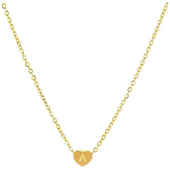 Dongrere Personalized Alphabet Necklace - Lightweight Letter Pendant for Women and Man, Jewelry Gift for Friend & Family