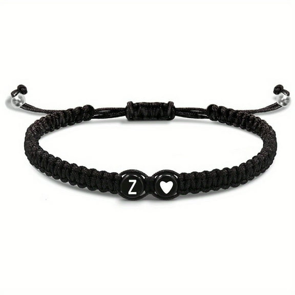 Dongrere Personalized Initial Bracelet for Everyday Wear- Hand Woven Letter Bracelet for Women